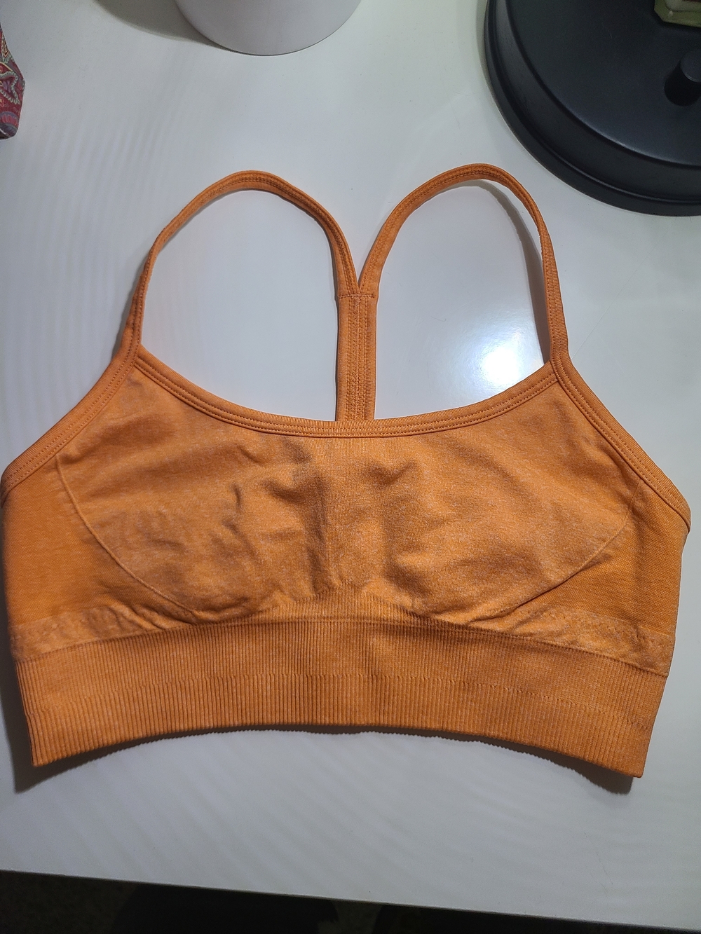 AYBL Orange Seamless Sports Bra